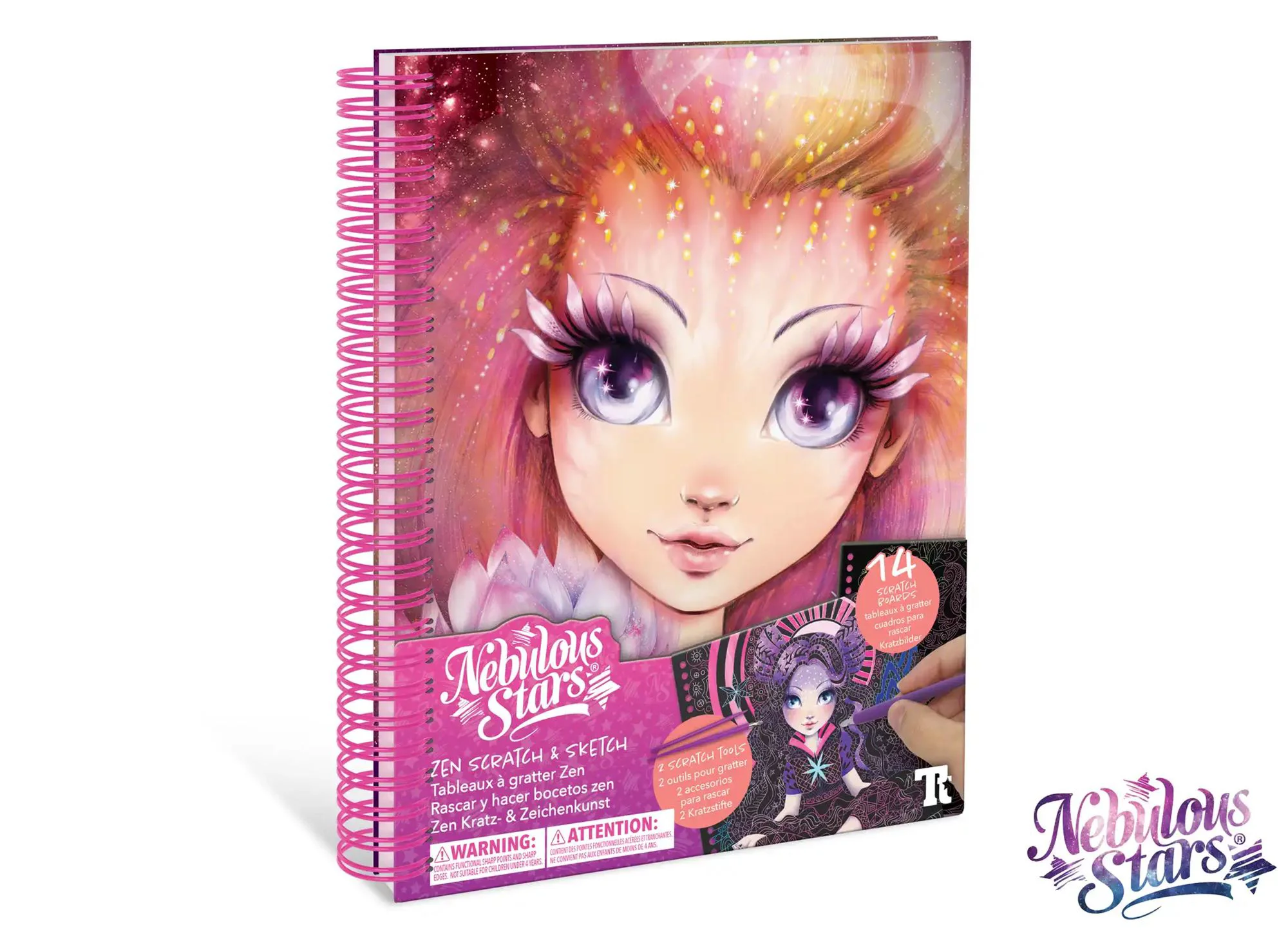 Set creativ Nebulous Stars Zen Scratch & Sketch
