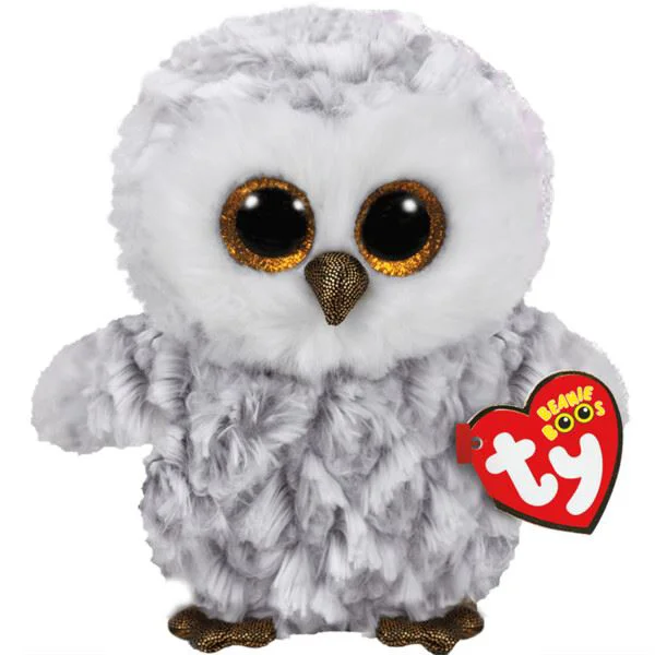 Jucarie de plus TY Bufnita Owlette, 15 cm