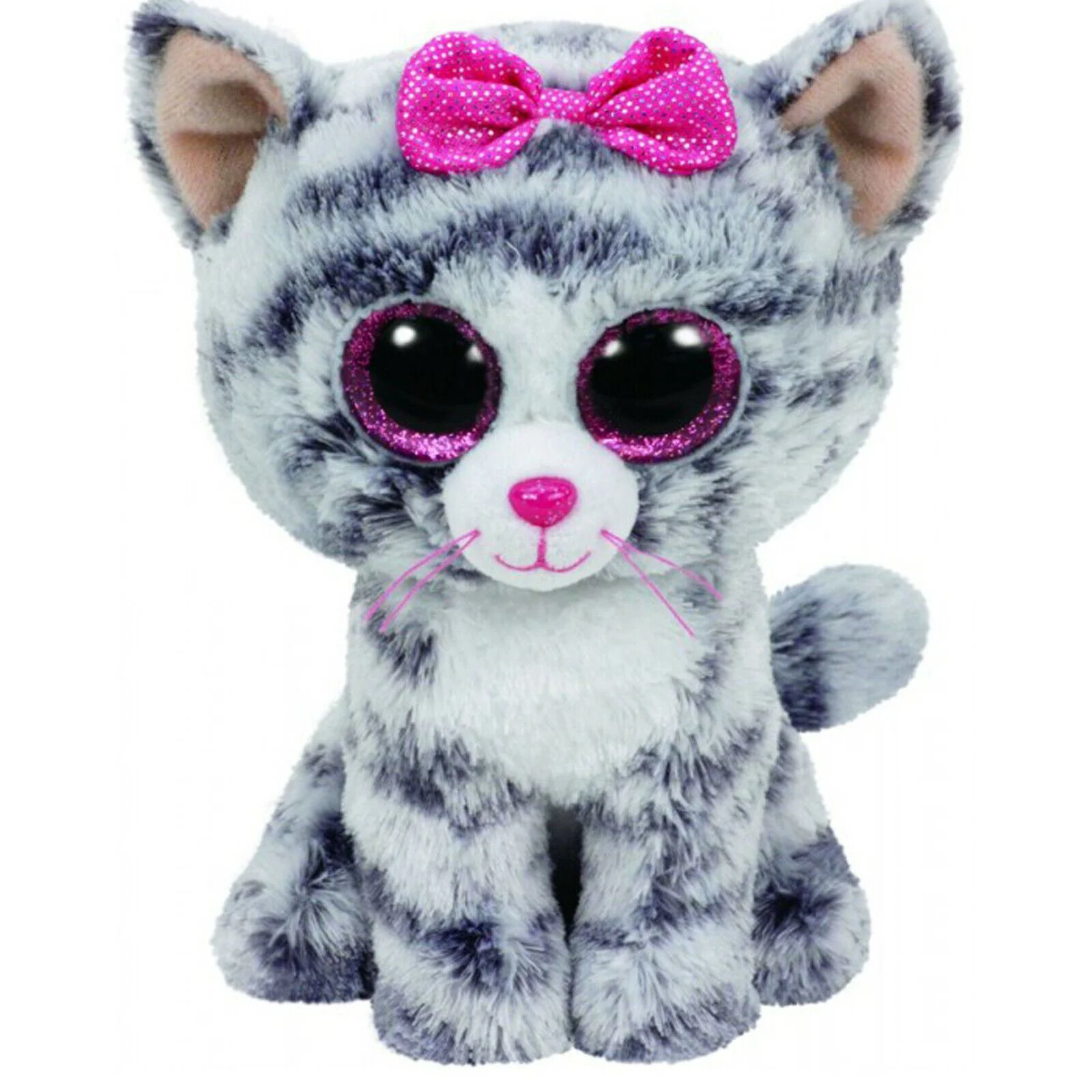 Jucarie de plus TY Pisicuta Kiki, 15 cm