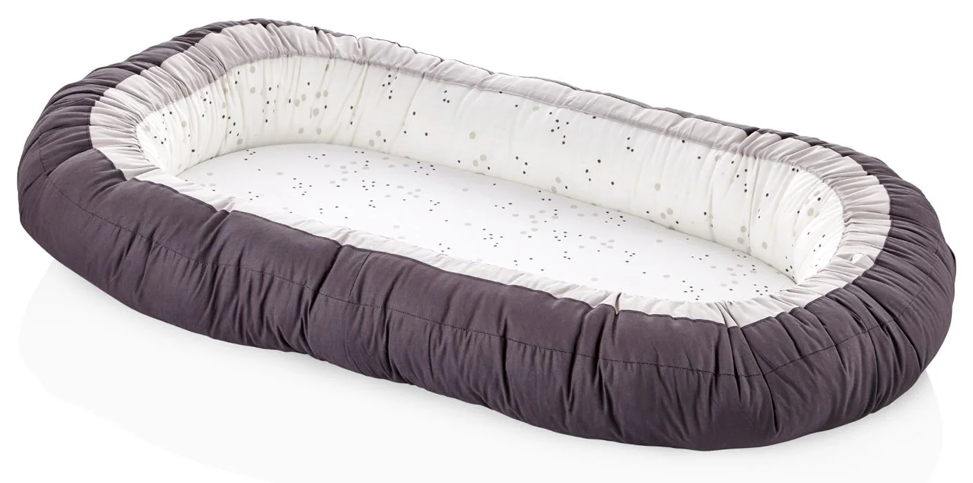 image for 2-сторонний Бебинест BabyJem Luxury Between Parents Grey foto