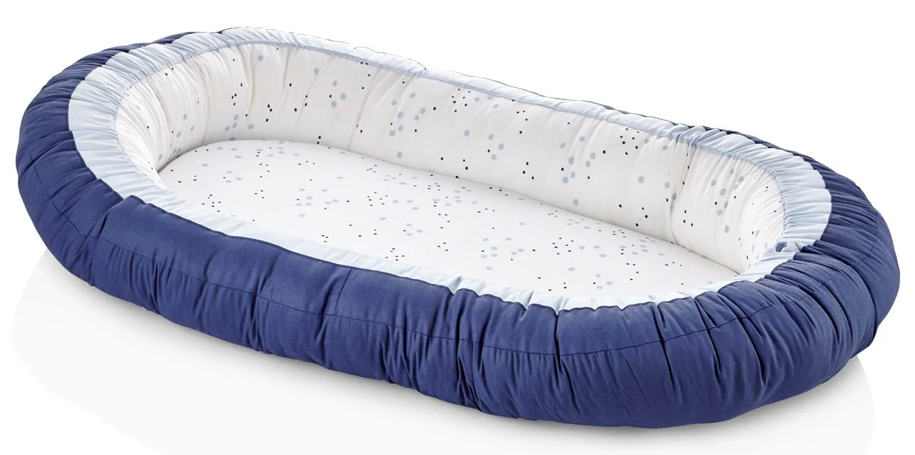 image for 2-сторонний Бебинест BabyJem Luxury Between Parents Blue foto