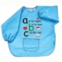 Нагрудник с рукавами для занятий BabyJem ABC Blue