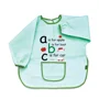 Нагрудник с рукавами для занятий BabyJem ABC Green