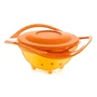 Многофункциональная миска с крышкой и вращением на 360 градусов BabyJem Amazing Bowl Orange