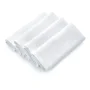Set 4 prosopele din muselina BabyJem Albe, 25x29 cm foto