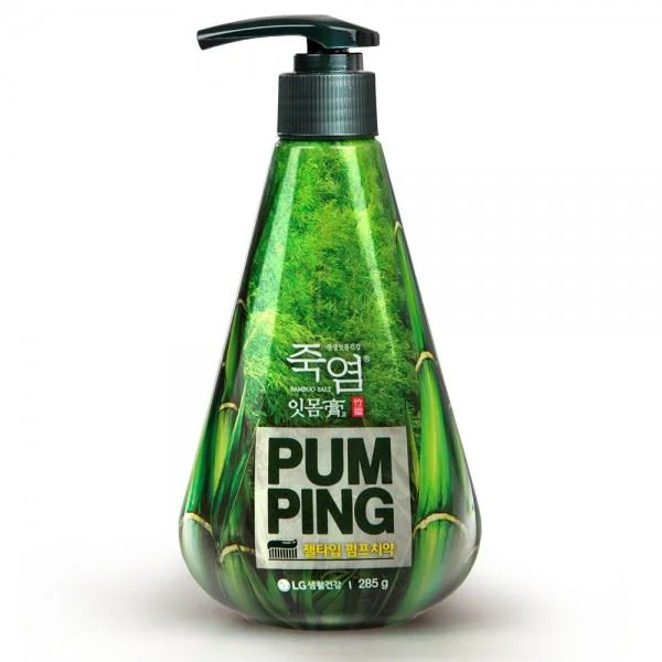 Pasta de dinti Perioe Pumping Bamboo Salt Gum Care impotriva cariilor si gingiilor inflamate, 285 g foto