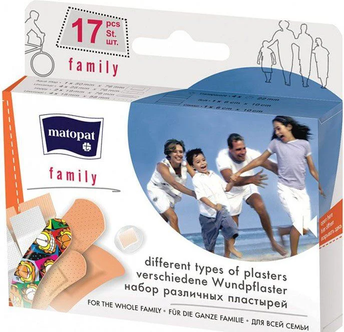 Plasture Matopat Family, 17 buc.