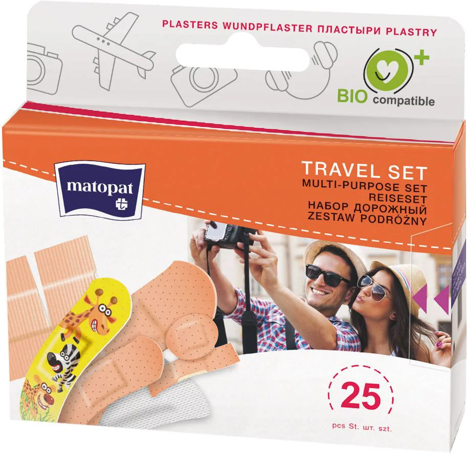 Пластыри Matopat Travel, 25 шт.