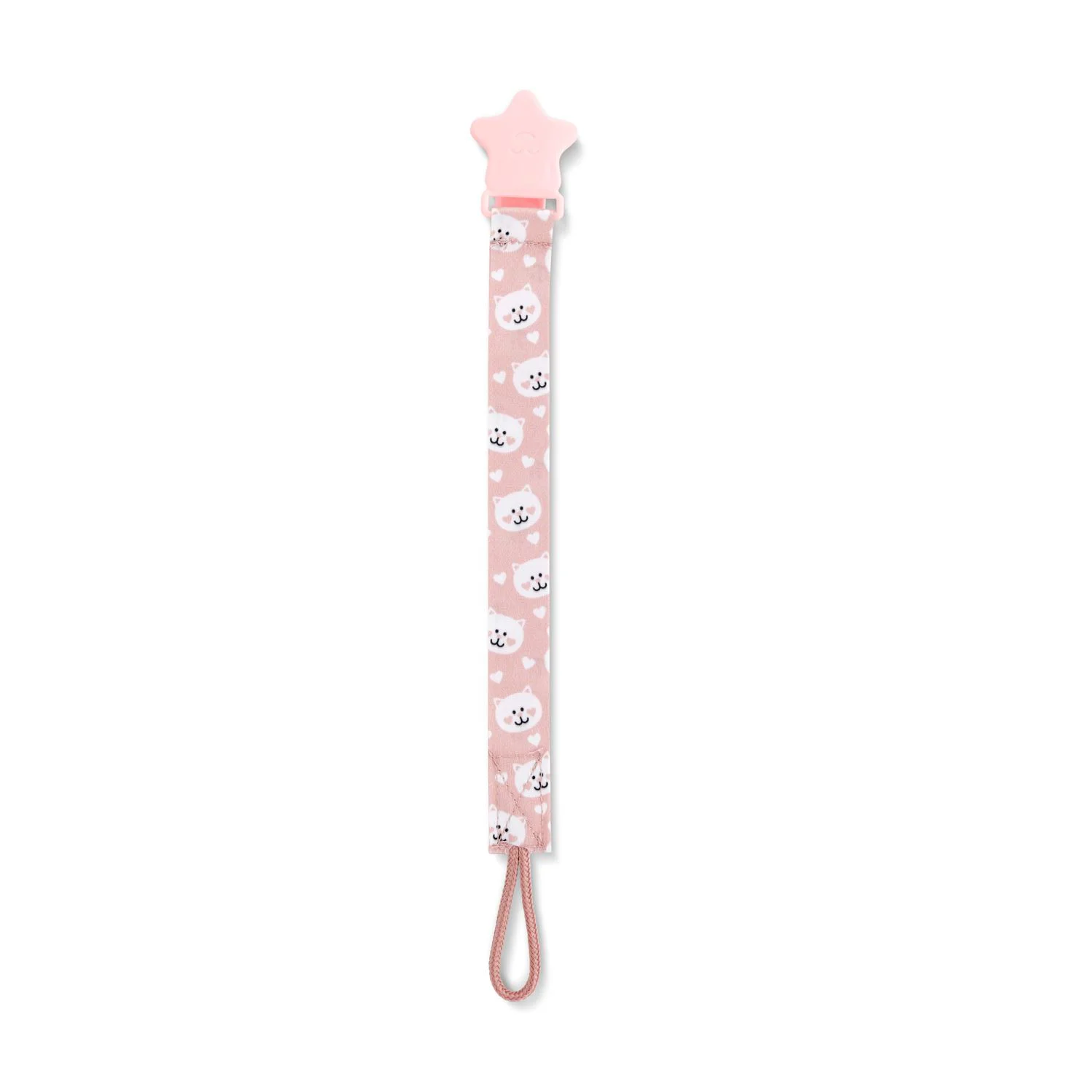 image for Цепочка для пустышки BabyJem Pink foto