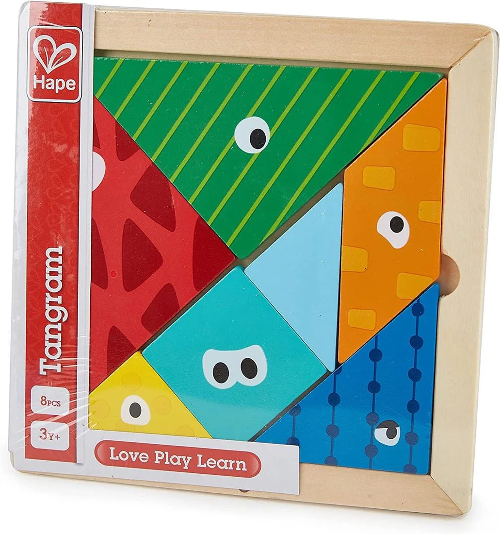 image for Jucarie din lemn Hape Tangram foto