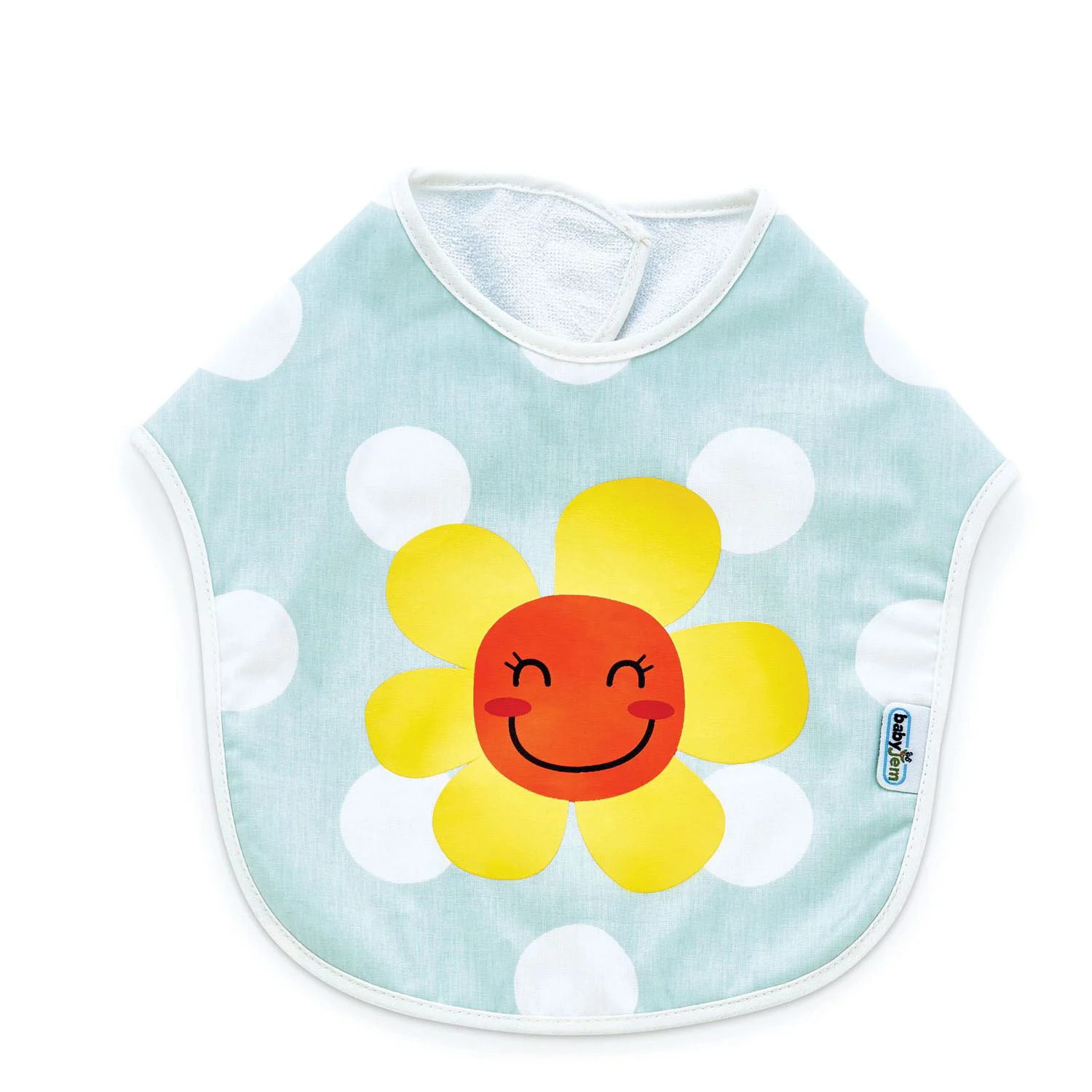 Хлопковый слюнявчик BabyJem Dots Blue