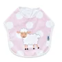 Baveta pentru copii din bumbac BabyJem Dots Roz foto