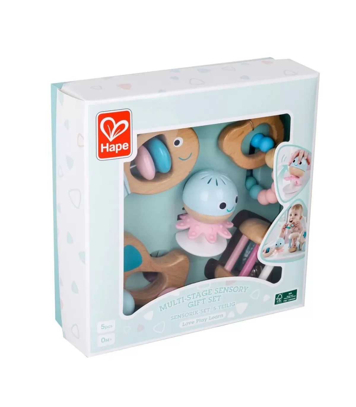 image for Набор Hape из 5 деревянных погремушек foto