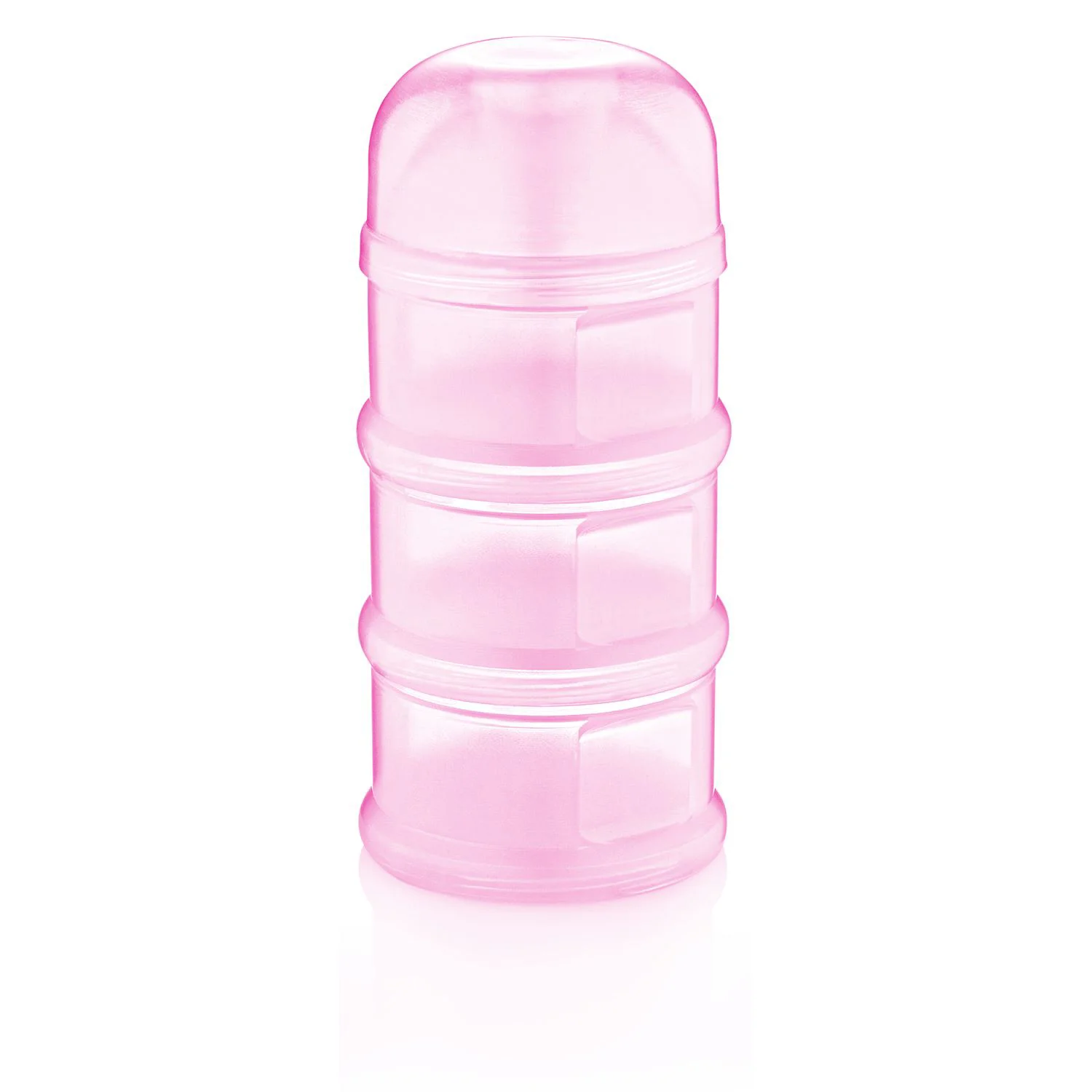 Контейнер для сухого молока с 3 отделениями BabyJem Pink