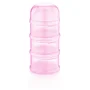Контейнер для сухого молока с 3 отделениями BabyJem Pink