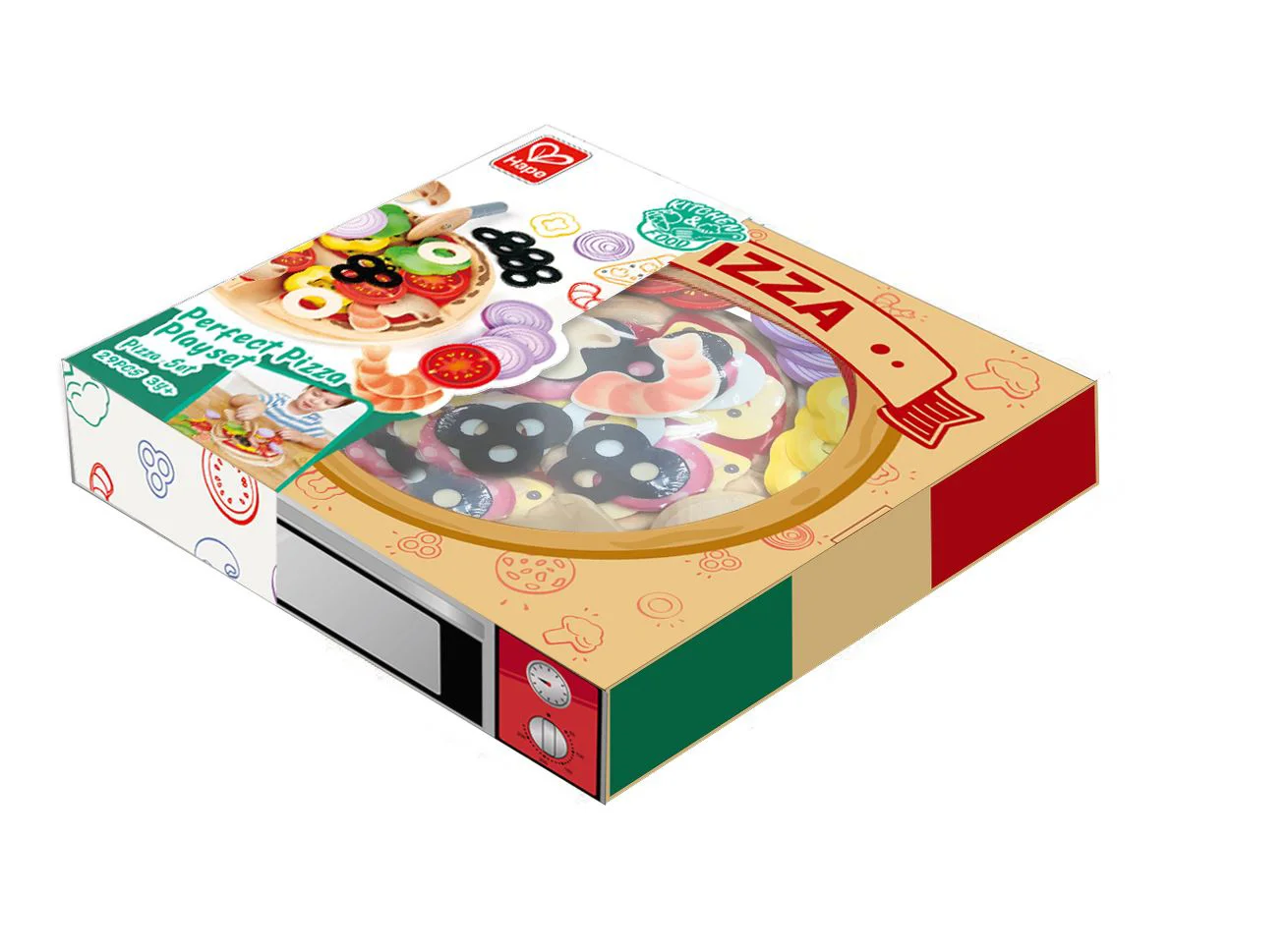 Set de joaca din lemn Hape Pizza foto