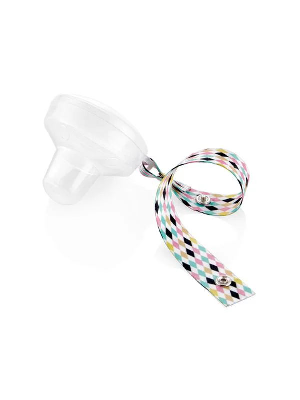 image for Коробка для пустышки с цепочкой BabyJem White foto