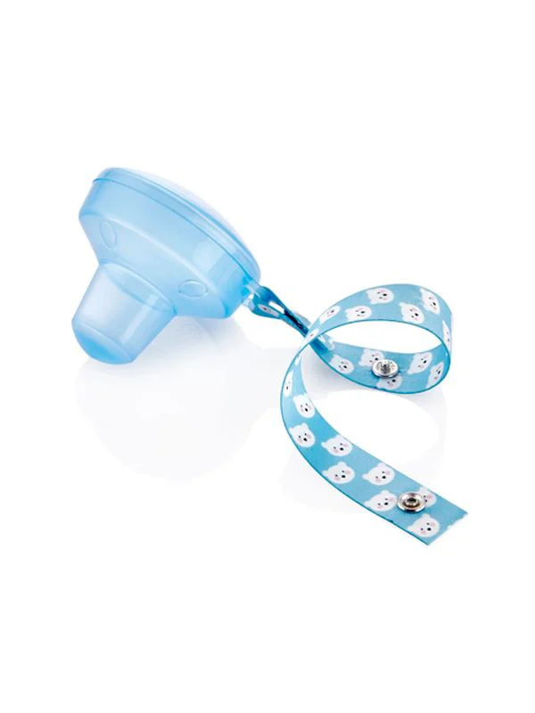 image for Коробка для пустышки с цепочкой BabyJem Blue foto