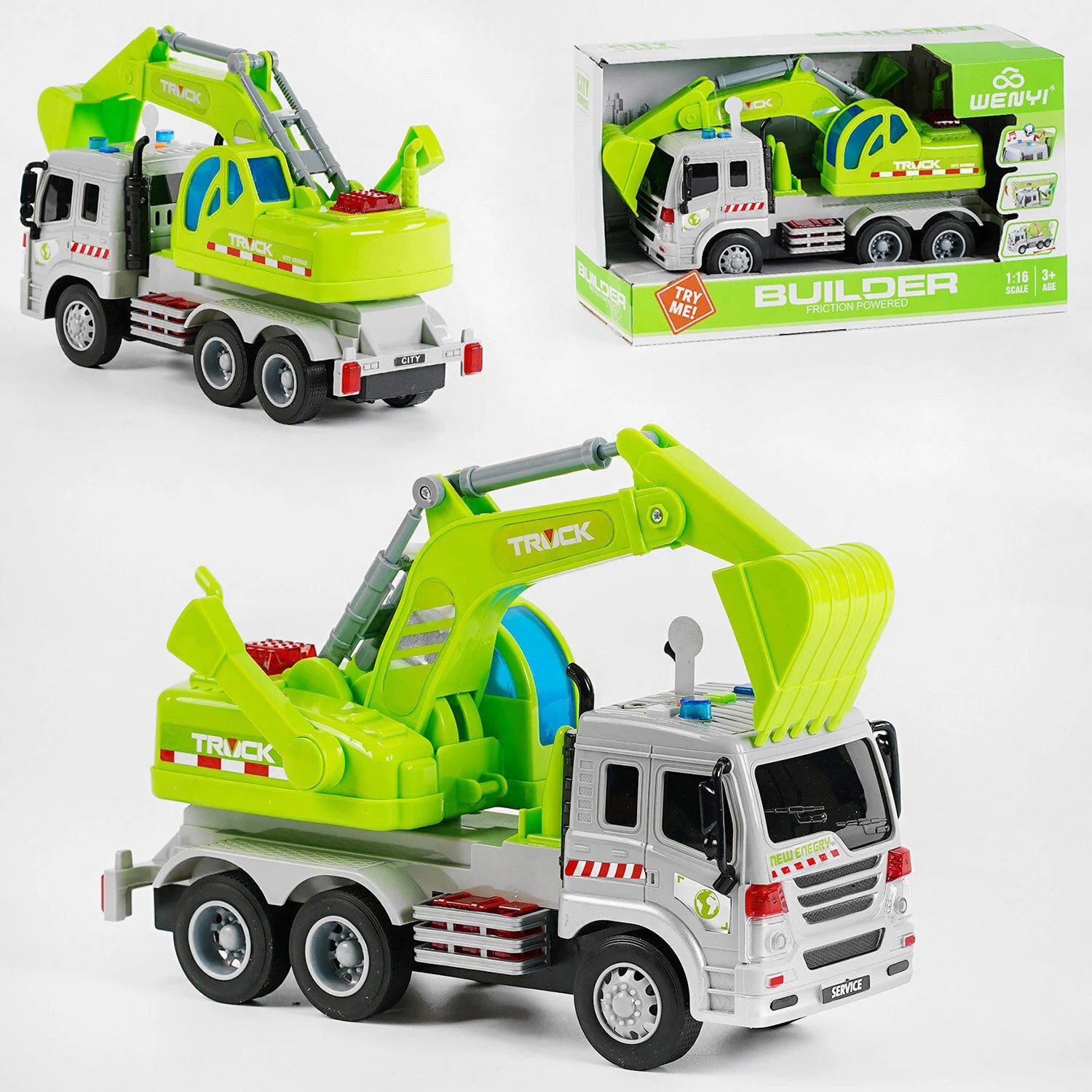 Masina Wenyi cu Inertie Autospeciala, 1:16 foto