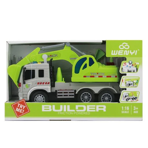 Masina cu Inertie Wenyi Excavator, 1:16 foto