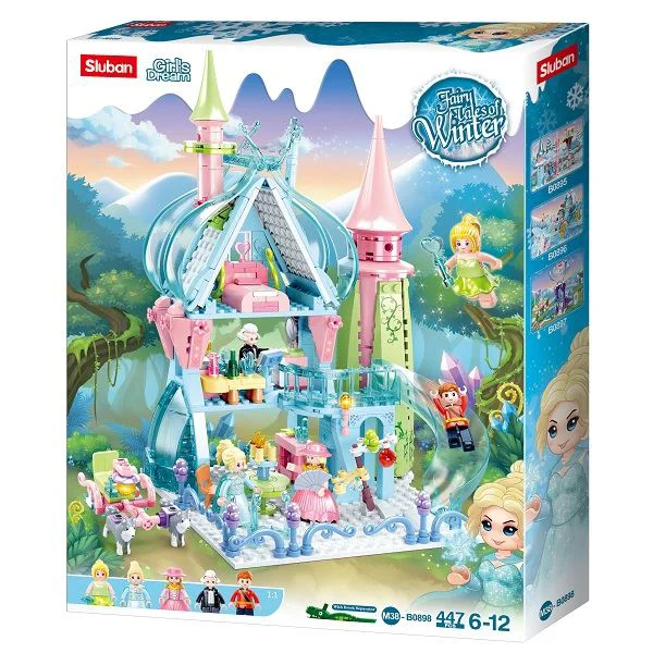 Constructor Sluban Fairy Tales of Winter Castel foto