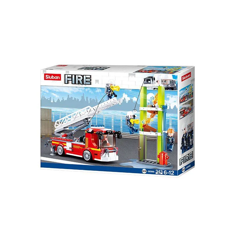 image for Constructor Sluban Fire Motor, 343 piese foto