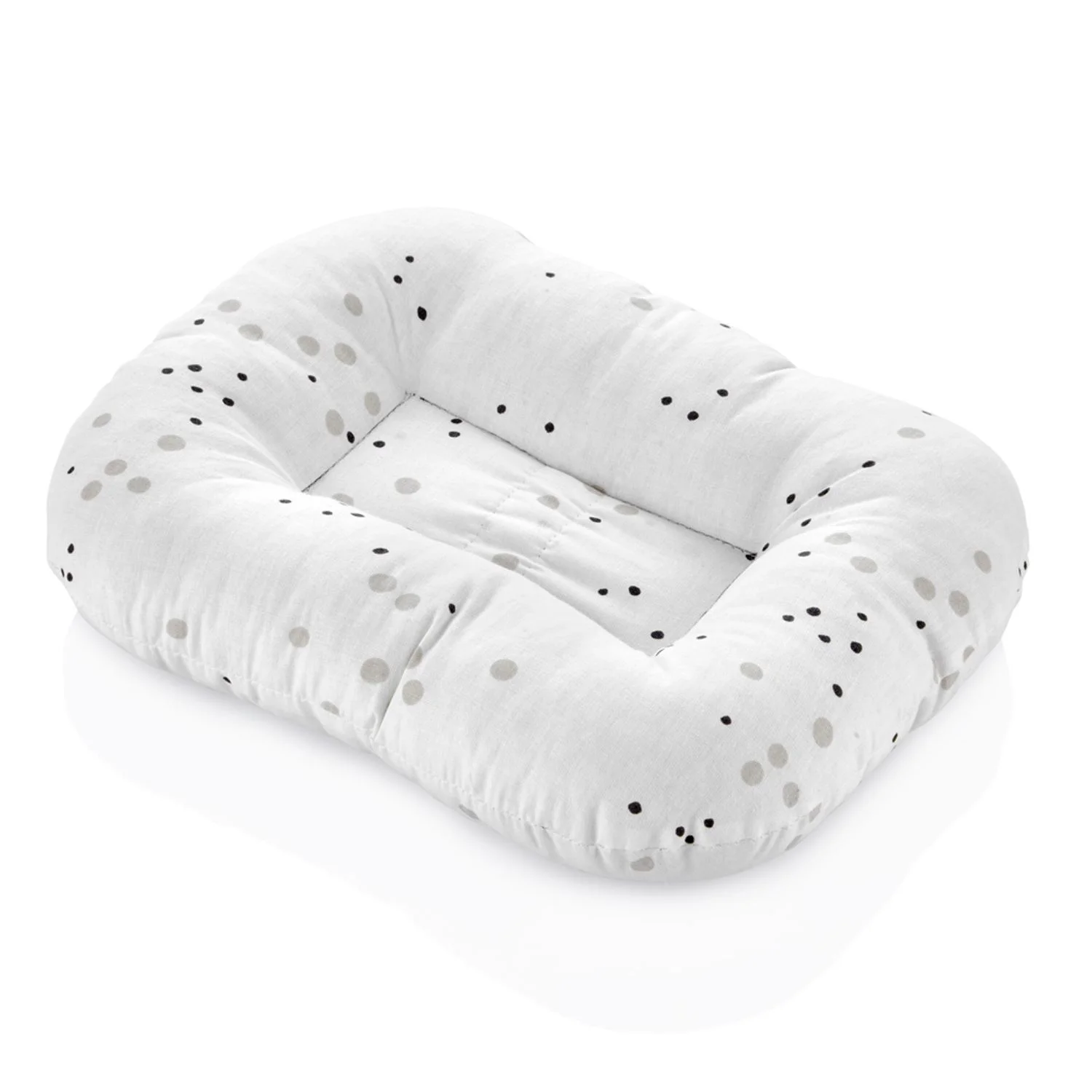 image for Подушка для кормления в горошек BabyJem Ecru foto