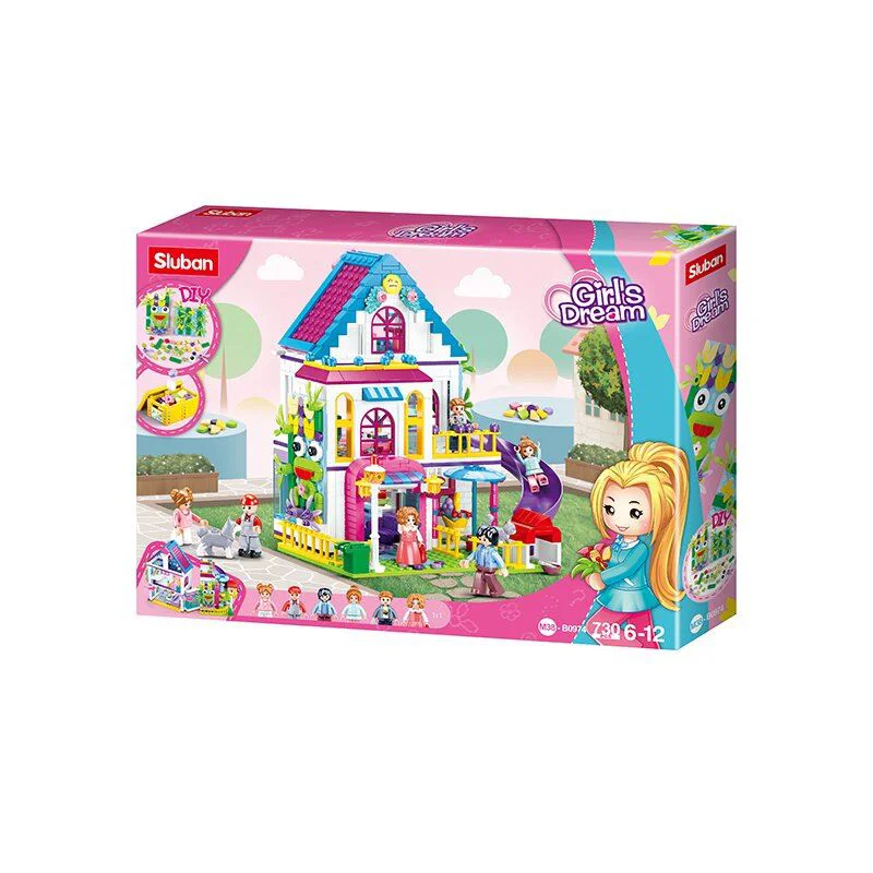 Конструктор Sluban Girl's Dream Вилла, 730 шт.