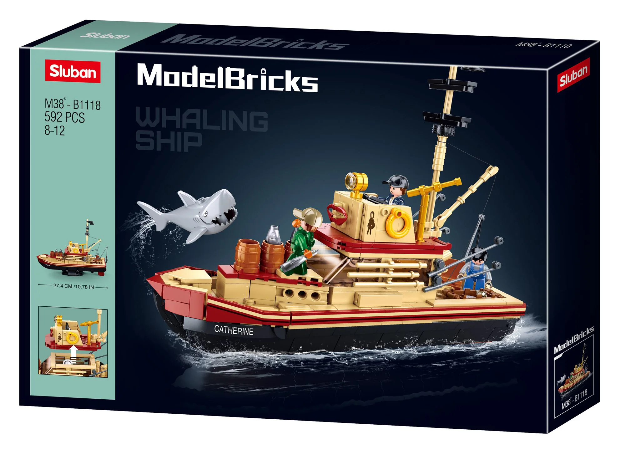 Constructor Sluban Bricks Marele rechin foto
