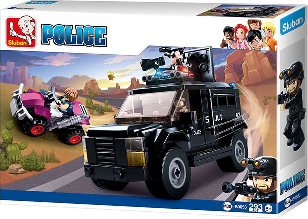 Constructor Sluban Police Vehicul blindat de asalt foto