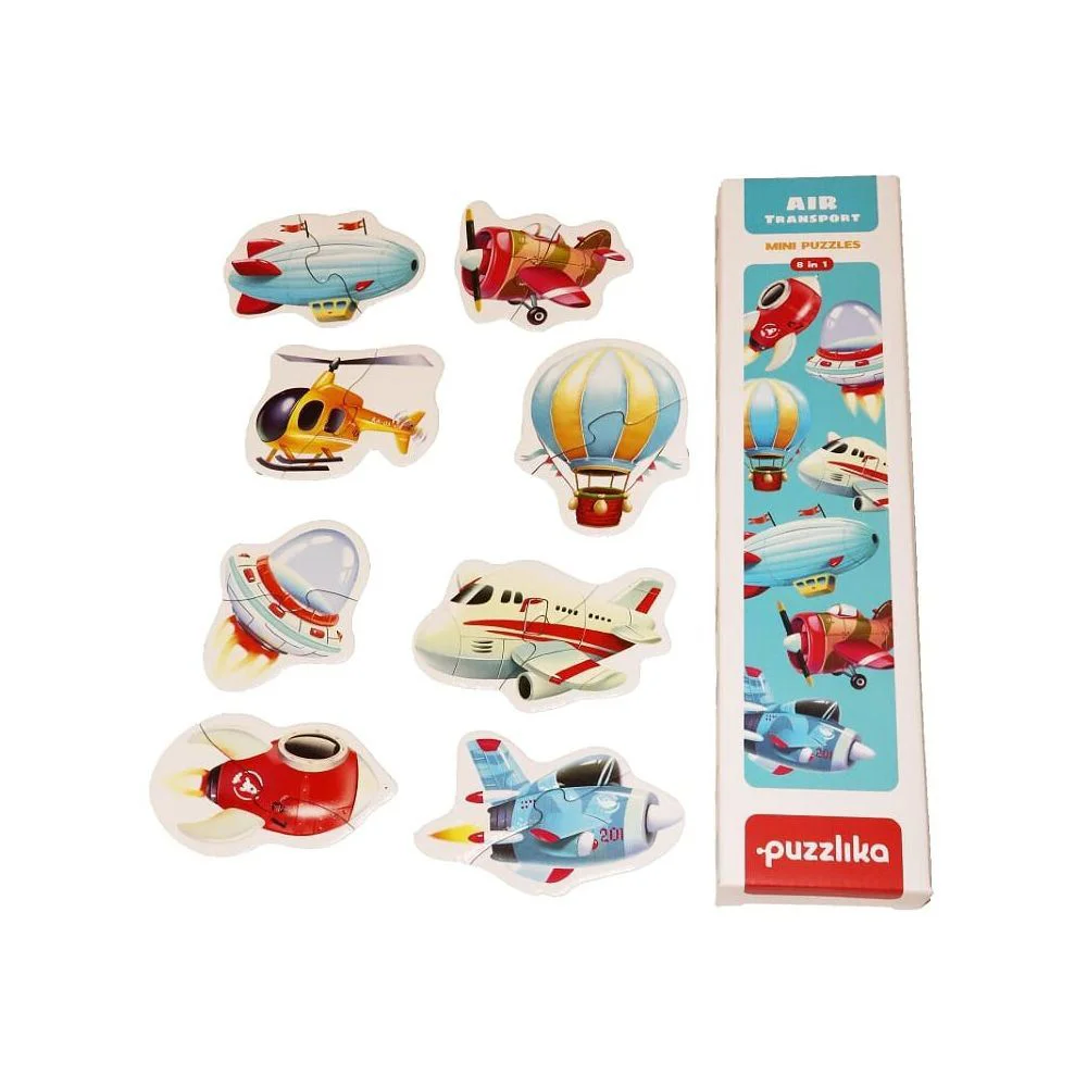 Puzzle educativ 8 in 1 Puzzlika  Air Transport