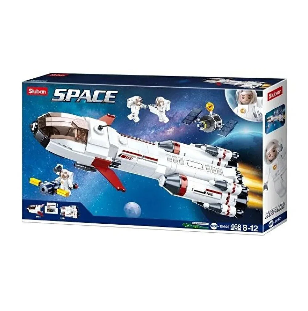 Constructor Sluban Space Racheta de expeditie Saturn foto