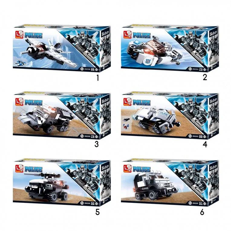Constructor Sluban Special Politia 6 in 1 foto