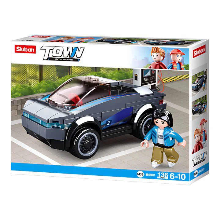 Constructor Sluban Town Masina electrica foto