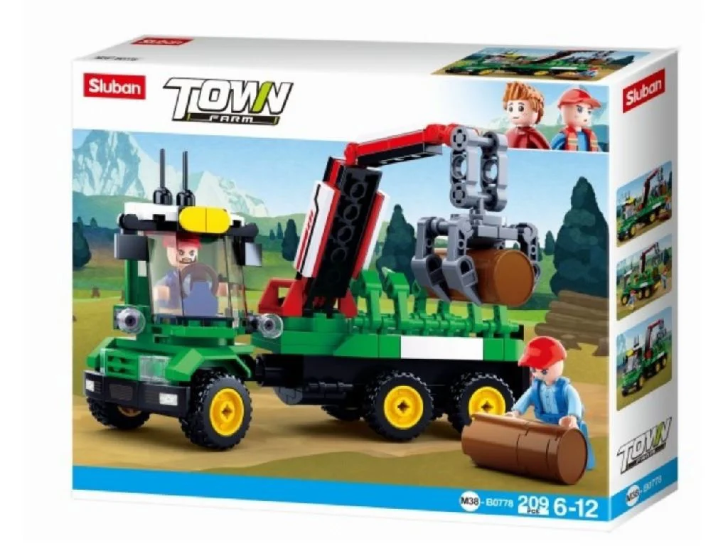 Constructor Sluban Town Remorca pentru busteni foto