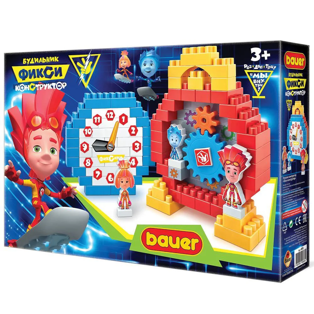 Set de construit Bauer Fixiki Ceas cu alarma