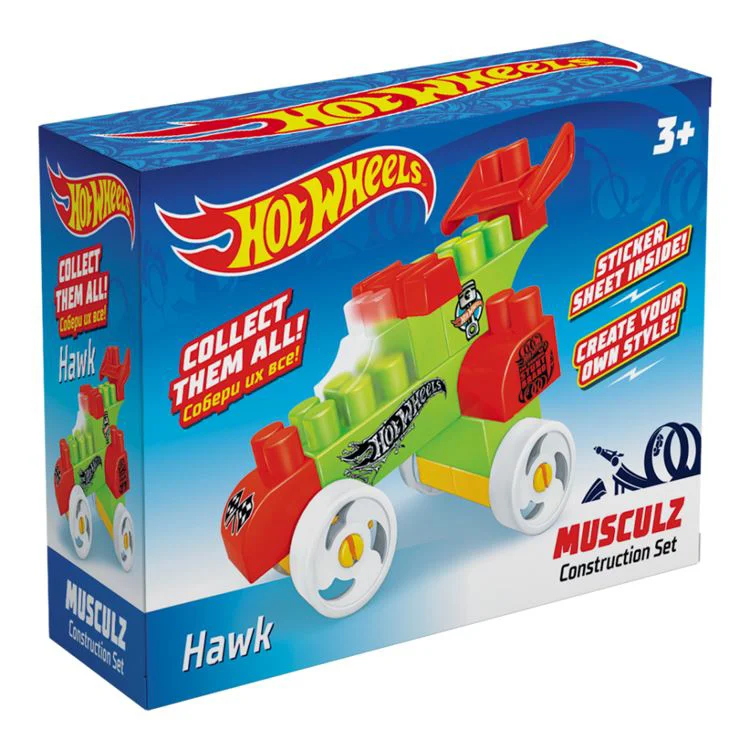 Set de construit Bauer Hot Wheels Musculz Hawk