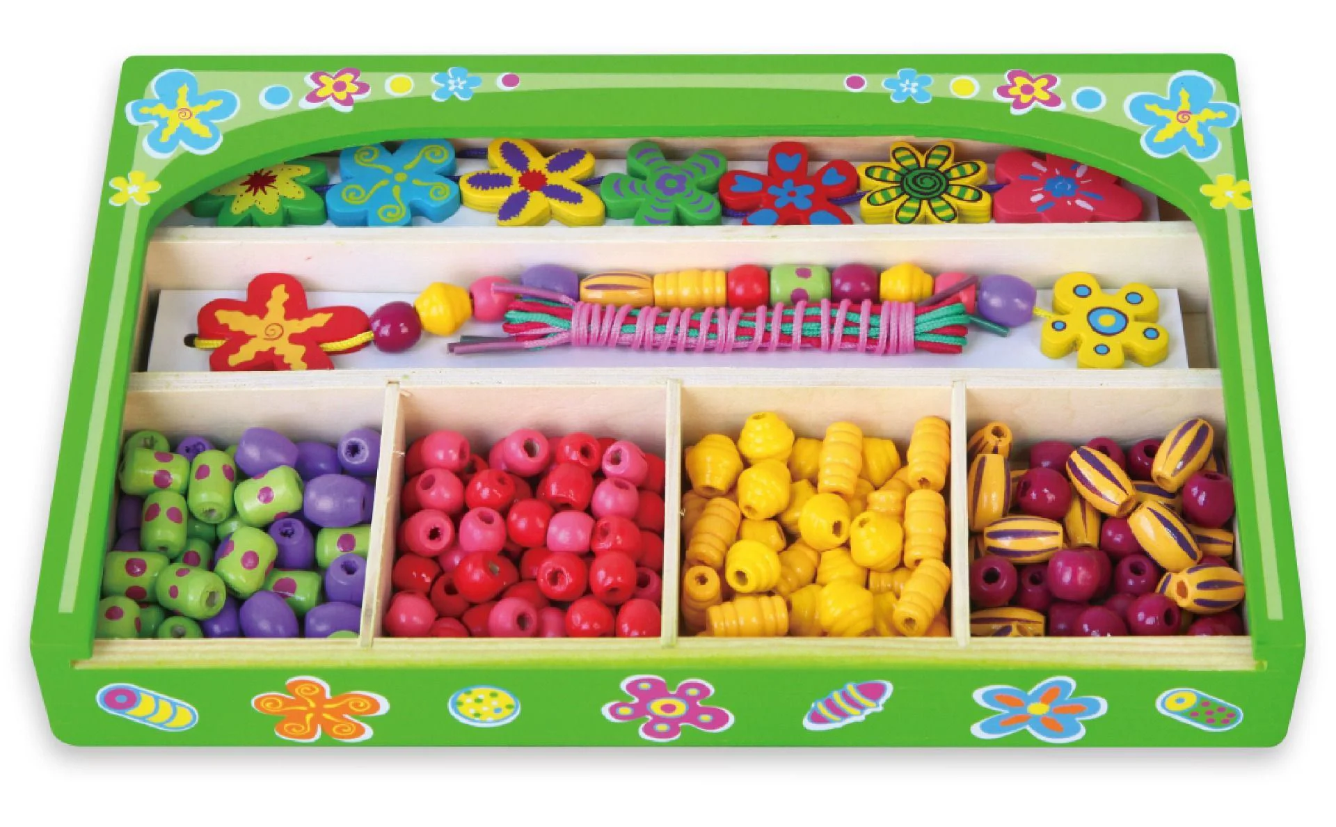 Set de creatie Viga Toys Margele cu  flori