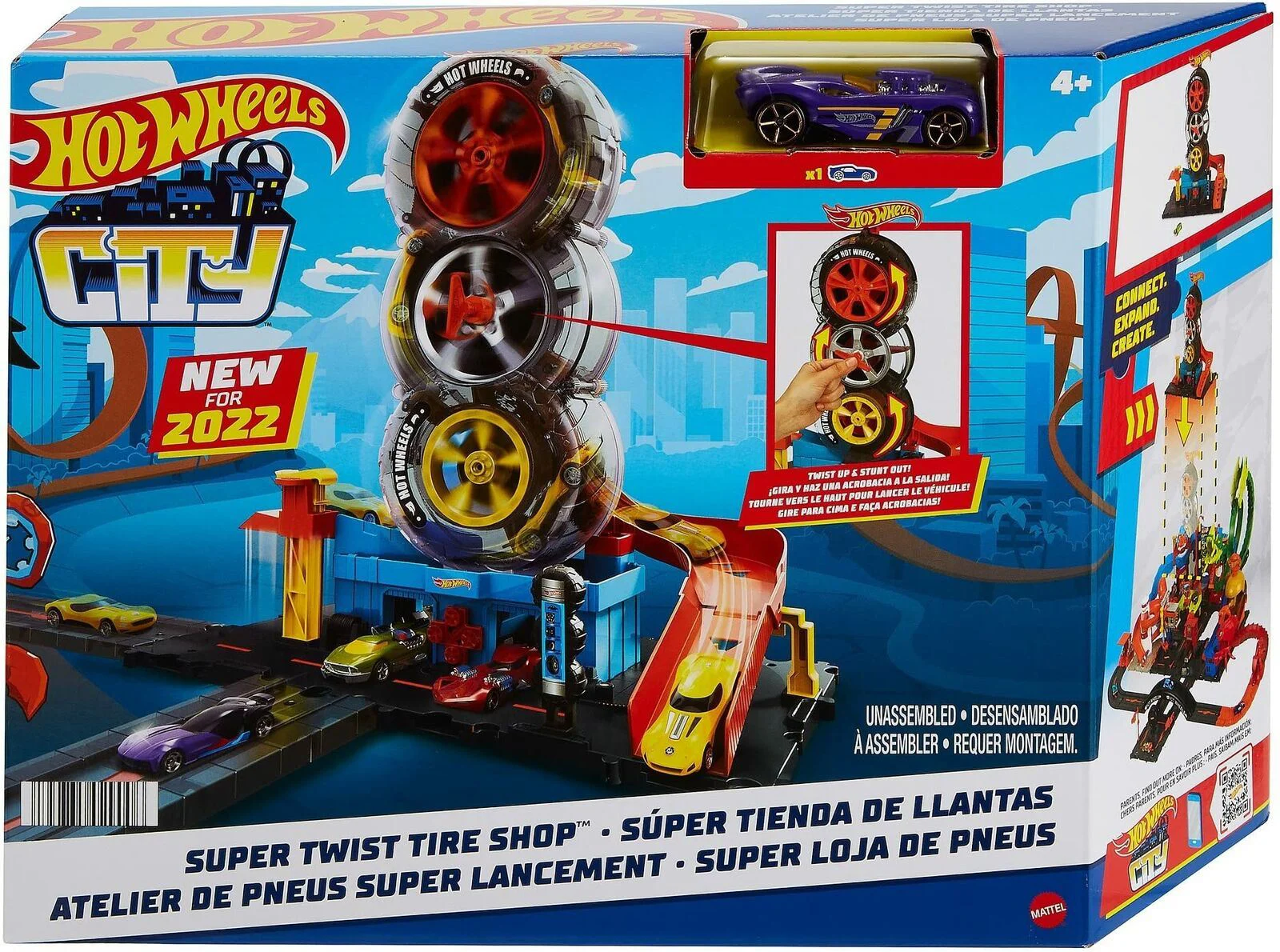 Set de joaca Hot Wheels City Magazin de anvelope foto