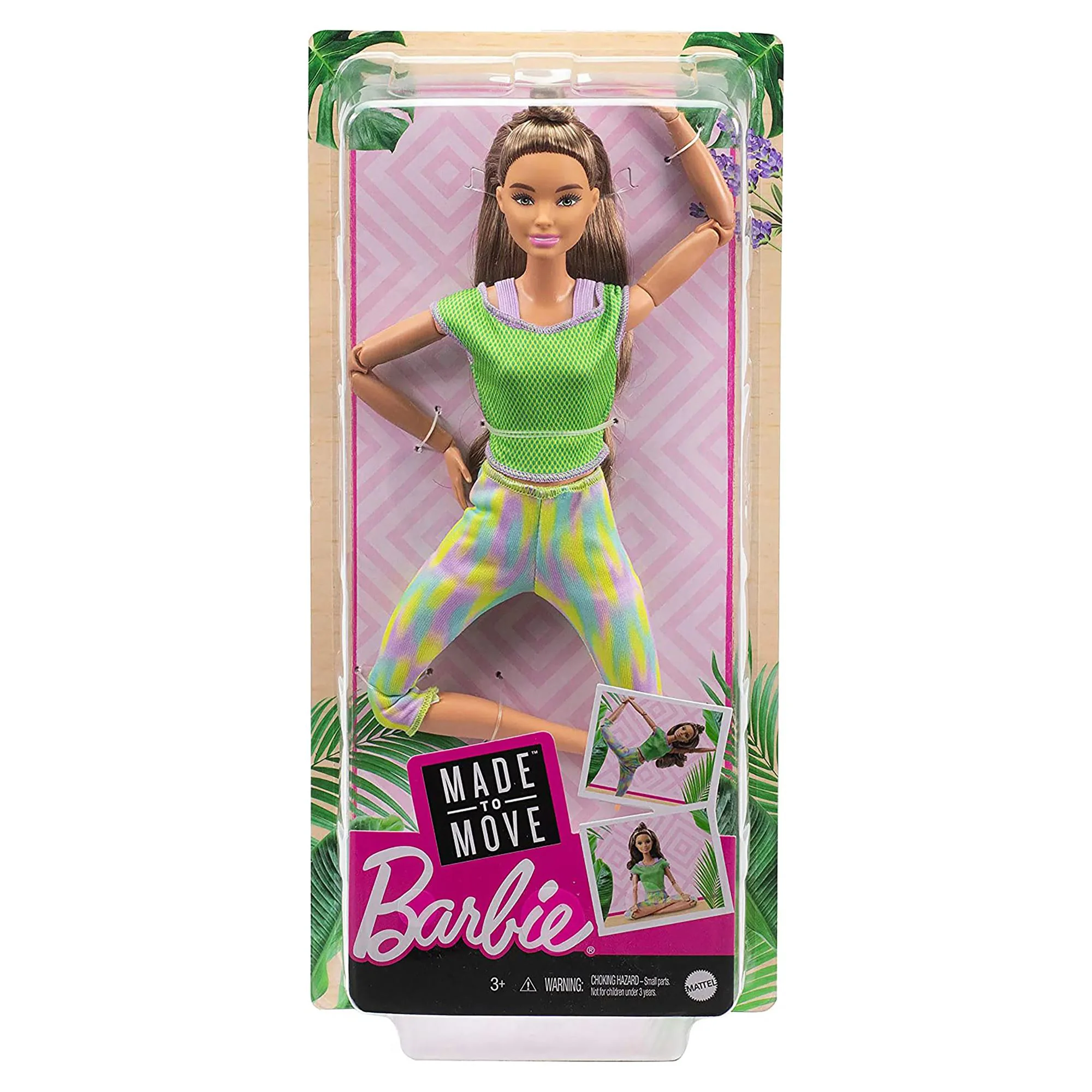 Papusa Barbie Made to Move Yoga