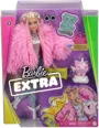 Set de joaca Barbie Extra cu geaca roz si porc unicorn foto