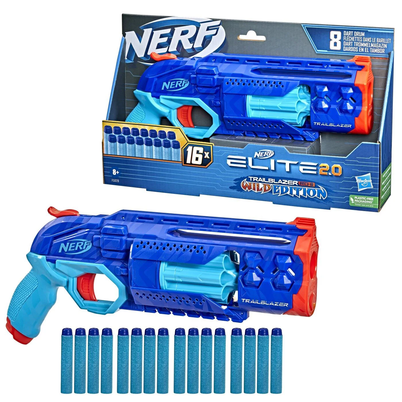 Arma de jucarie Nerf Elite 2.0 Trailblazer Rd 8