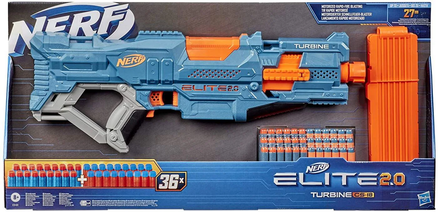 Игрушечный пистолет NERF Elite 2.0 Turbine CS 18