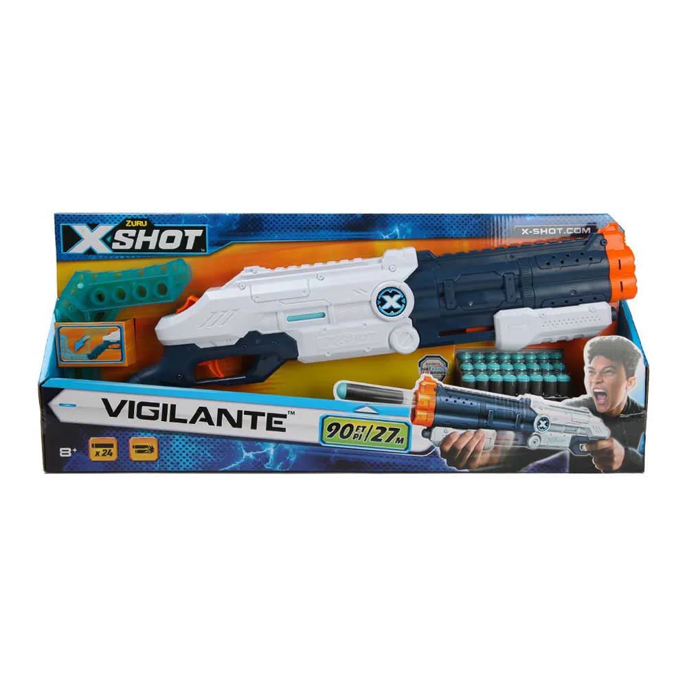 Скорострельный бластер X-Shot Vigilante 24 патрона