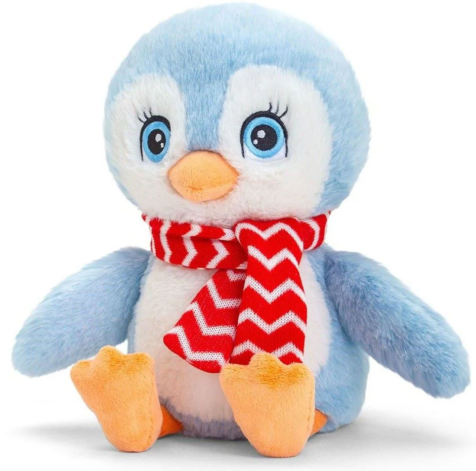Плюшевая игрушка Животные с шарфами Keel Toys Adoptable World Christmas, 25 см