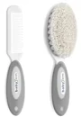 Set perie si pieptene BabyJem Natural Gri
