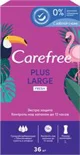 Absorbante de zi parfumate Carefree Large Plus Fresh, 36 buc.