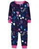 Carter's Pijama cu fermoar Flori foto