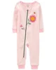 Carter's Pijama cu fermoar Floare foto
