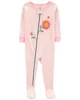 Carter's Pijama cu fermoar Floare foto